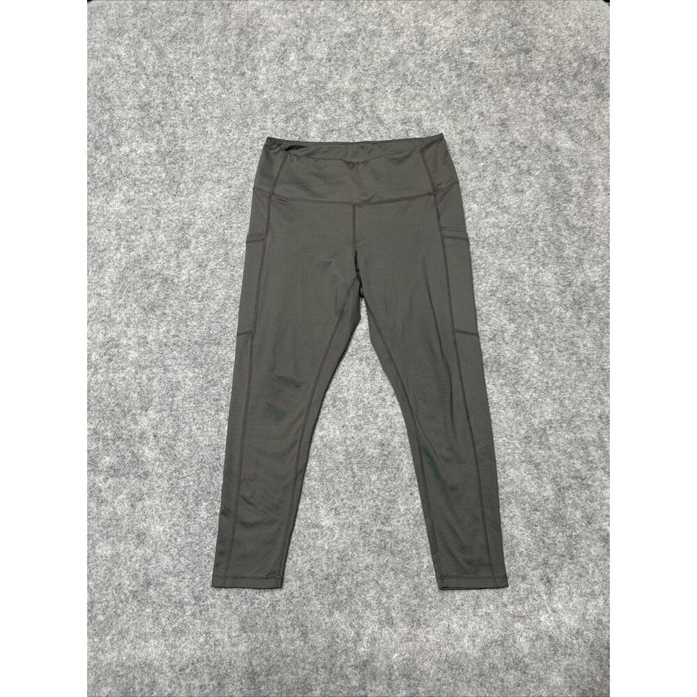 Zella‎ Women's Yoga Leggings Size L Large Gray Medium Wash Pants
